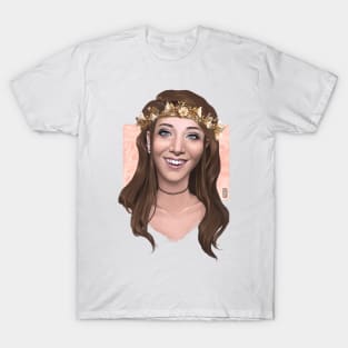 33-Year-Old Lady -- Jenna Marbles Portrait T-Shirt